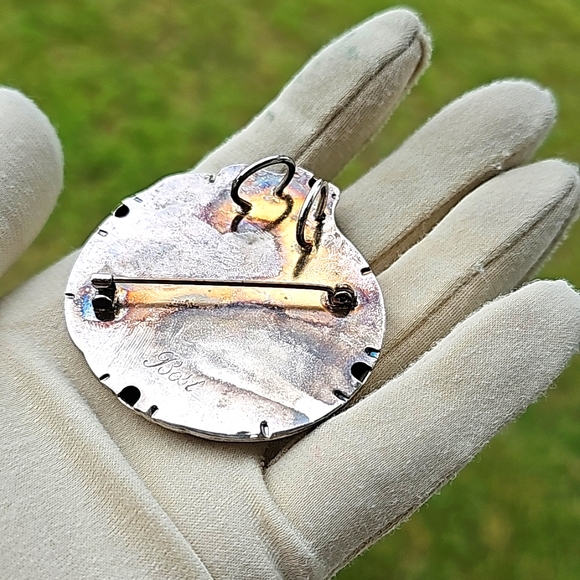 90's Best Jack O Lantern Pumpkin Brooch - Picture 6 of 13